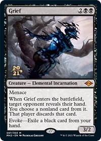Grief, Prerelease Cards