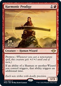 Harmonic Prodigy, Prerelease Cards
