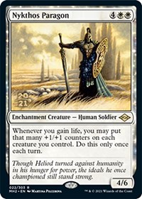 Nykthos Paragon, Prerelease Cards