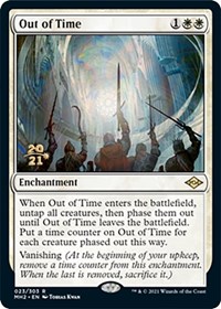 Out of Time, Prerelease Cards