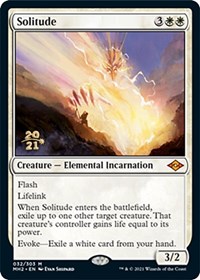 Solitude, Prerelease Cards