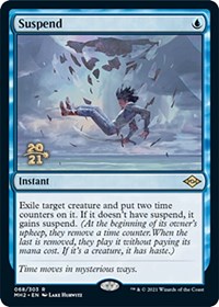 Suspend, Prerelease Cards
