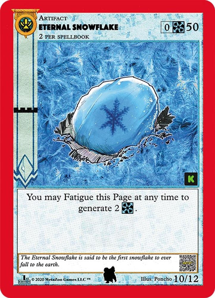 Eternal Snowflake, Standard, front