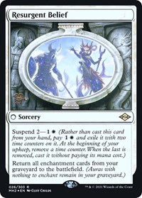 Resurgent Belief, Prerelease Cards