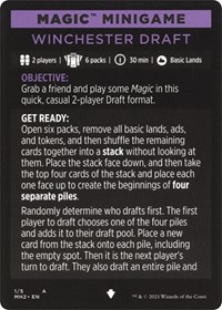 Magic Minigame: Winchester Draft, Modern Horizons 2