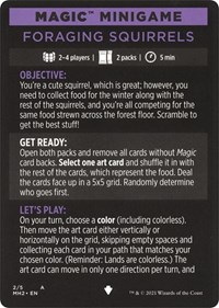 Magic Minigame: Foraging Squirrels, Modern Horizons 2