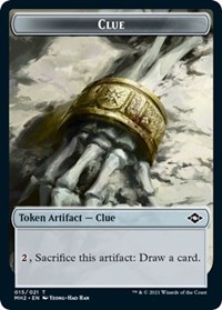 Clue (015) // Beast Double-Sided Token, Modern Horizons 2