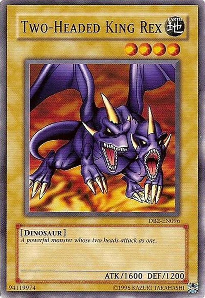 Two-Headed King Rex, Unlimited, front