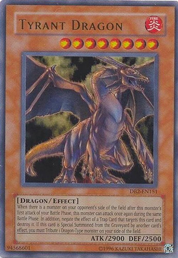 Tyrant Dragon, Unlimited, front