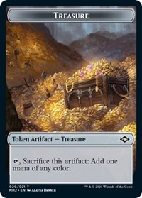 Treasure (020) // Construct Double-Sided Token, Modern Horizons 2