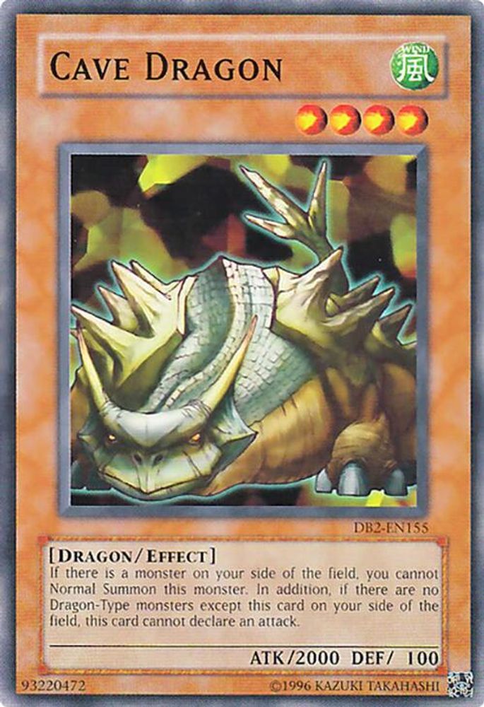 Cave Dragon, Unlimited, front