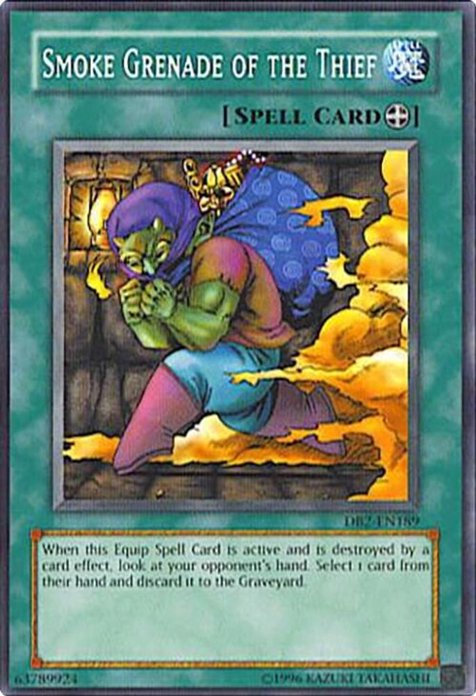 Smoke Grenade of the Thief, Unlimited, front