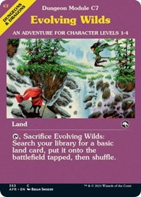 Evolving Wilds (Dungeon Module), Adventures in the Forgotten Realms