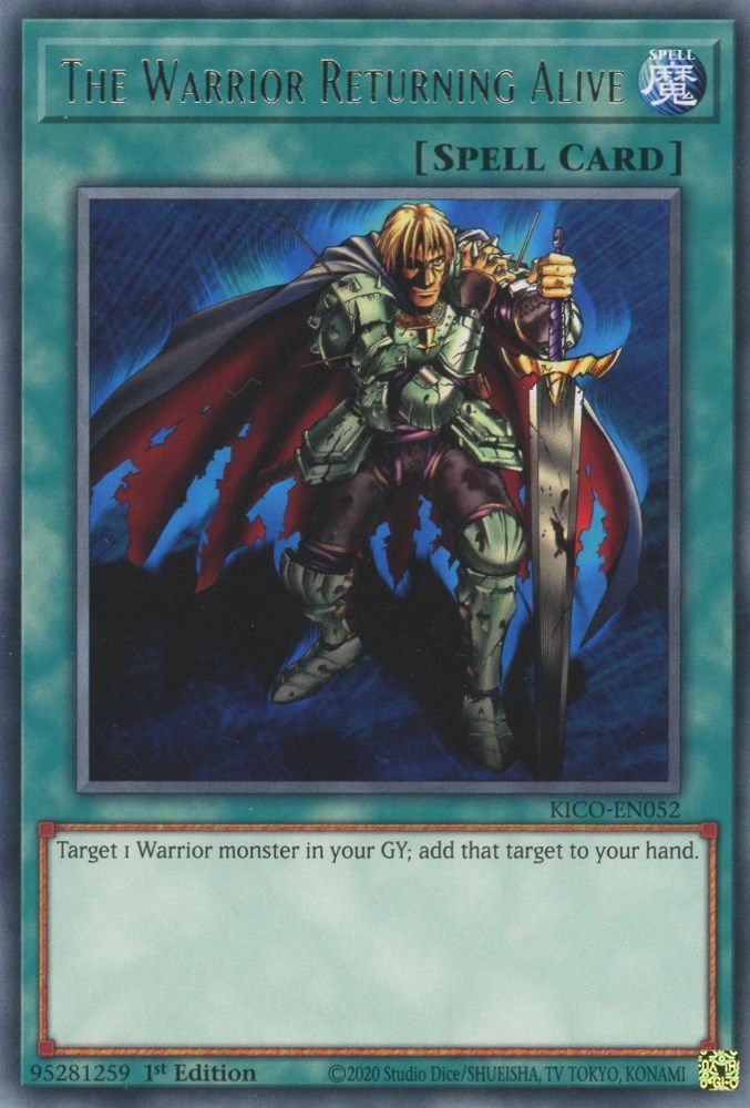 The Warrior Returning Alive, 1st-edition, front