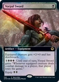 Vorpal Sword, Buy-A-Box Promos