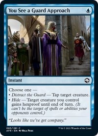 You See a Guard Approach, Adventures in the Forgotten Realms