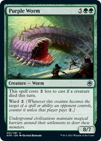 Purple Worm, Adventures in the Forgotten Realms