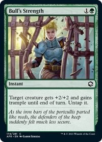 Bull's Strength, Adventures in the Forgotten Realms