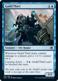 Guild Thief, Adventures in the Forgotten Realms