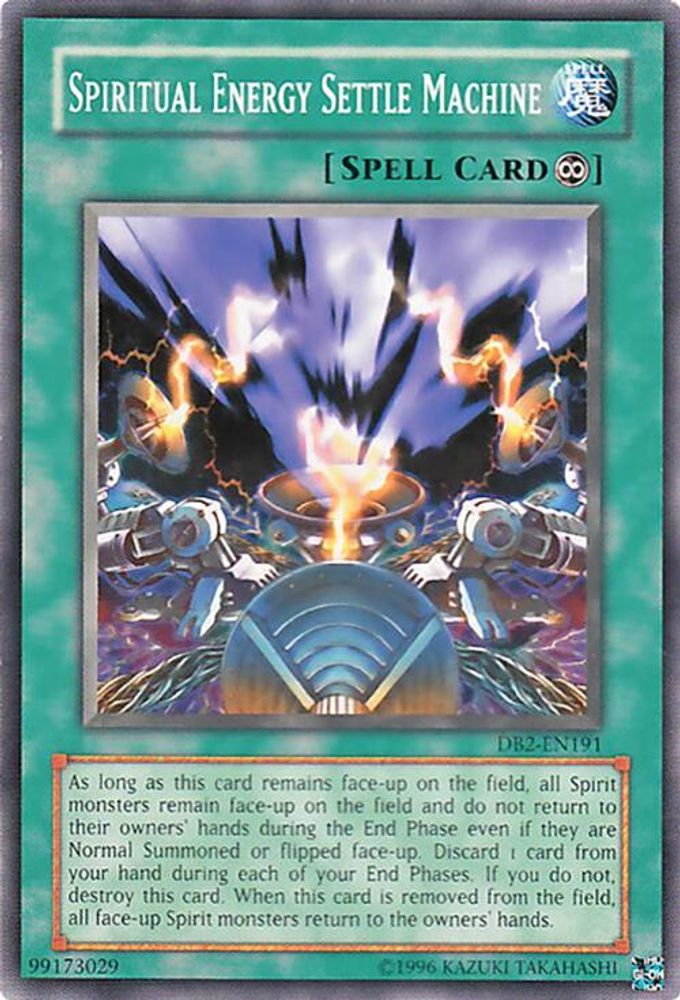 Spiritual Energy Settle Machine, Unlimited, front
