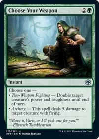Choose Your Weapon, Adventures in the Forgotten Realms