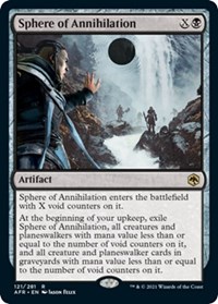 Sphere of Annihilation, Adventures in the Forgotten Realms