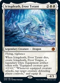 Icingdeath, Frost Tyrant, Adventures in the Forgotten Realms