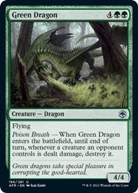 Green Dragon, Adventures in the Forgotten Realms