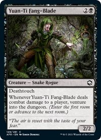 Yuan-Ti Fang-Blade, Adventures in the Forgotten Realms