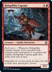 Hobgoblin Captain, Adventures in the Forgotten Realms