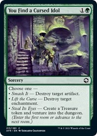 You Find a Cursed Idol, Adventures in the Forgotten Realms