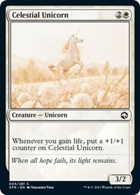 Celestial Unicorn, Adventures in the Forgotten Realms