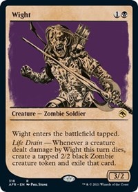 Wight (Showcase), Adventures in the Forgotten Realms