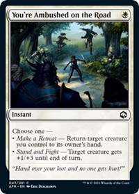 You're Ambushed on the Road, Adventures in the Forgotten Realms