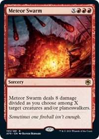 Meteor Swarm, Adventures in the Forgotten Realms