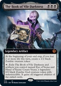 The Book of Vile Darkness (Extended Art), Adventures in the Forgotten Realms