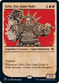 Zalto, Fire Giant Duke (Showcase), Adventures in the Forgotten Realms