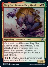 Targ Nar, Demon-Fang Gnoll, Adventures in the Forgotten Realms