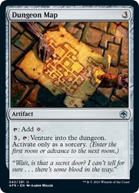 Dungeon Map, Adventures in the Forgotten Realms