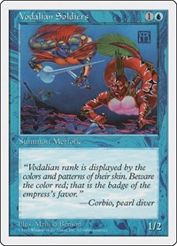 Vodalian Soldiers, Fifth Edition