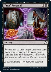 Fates' Reversal, Adventures in the Forgotten Realms