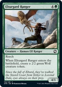 Elturgard Ranger, Adventures in the Forgotten Realms