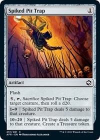 Spiked Pit Trap, Adventures in the Forgotten Realms