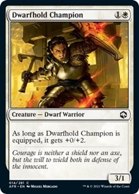 Dwarfhold Champion, Adventures in the Forgotten Realms