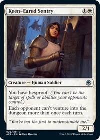 Keen-Eared Sentry, Adventures in the Forgotten Realms