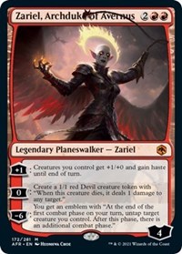 Zariel, Archduke of Avernus, Adventures in the Forgotten Realms