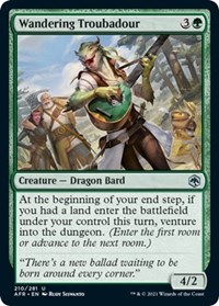 Wandering Troubadour, Adventures in the Forgotten Realms