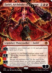 Zariel, Archduke of Avernus (Borderless), Adventures in the Forgotten Realms
