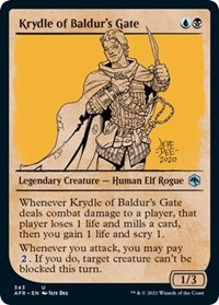 Krydle of Baldur's Gate (Showcase), Adventures in the Forgotten Realms