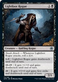 Lightfoot Rogue, Adventures in the Forgotten Realms